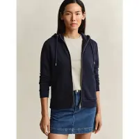 Gant pour femme. 4202588 Sweat à capuche zippé Tonal Shield marine (XS), Casuel, Coton