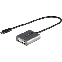 StarTech.com .com Adaptateur USB C vers DVI - Adaptateur Dongle USB-C vers DVI-D 1920x1200p - USB Type C vers Écrans/Affichages DVI - Convertisseur Graphique - Compatible Thunderbolt 3 - Câble Intégré 30cm