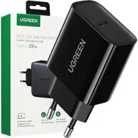 UGREEN Chargeur Eu Cd137 Usb-C, 20W, Pd3.0 (Noir)