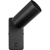 Macleans lampe murale / applique, spot, rond, GU10, avec interrupteur, 55x100mm, couleur noir, MCE369 B
