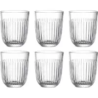 La Rochère Ouessant Verre/gobelet 290ml H:9,5cm Ø8cm, clair (6 pièces)