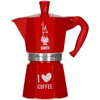 Bialetti Moka Express Love 6 tasses rouge