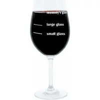Glaskoch B. Koch jr. GmbH + Co. KG Leonardo verre à vin XL, Mommys Glass, Mum, Mama, cadeau verre d'humeur avec gravure amusante, Mood verre à vin, 610ml