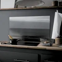 OEM Miroir de cuisine en acier inoxydable, chromé, avec tableau mémo