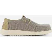 HEY DUDE Wally Braided Sportief - Grijs - Maat 45