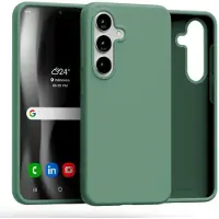 Mercury Silicone Sam S25 S931 zielony /green (Samsung Galaxy S25), Coque pour téléphone portable, Vert