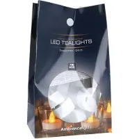 PerfectLED Lot de 15 bougies chauffe-plat LED, blanc (15x)