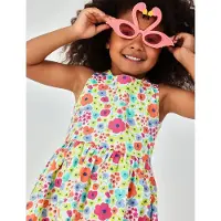 Boboli 313041 Sleeveless Dress Multicolore 4 Years Fille