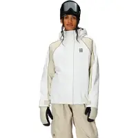 686 - Veste imperméable et coupe-vent - W Hologram Shell Jacket White Colorblock pour Femme - Taille S - Blanc