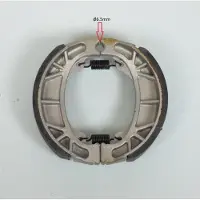 Kyoto Mâchoire De Frein Pour Moto Honda 125 Xl K3 K4 1979 Ø109x25mm / Av Neuf