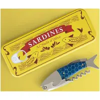 Balvi Sardines, Ouvre-bouteille, Gris, Multicolore
