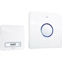 M-E Modern-Electronics Set complet pour Sonnette sans fil 41095 200 m blanc