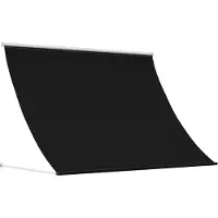 vidaXL Auvent noir 400 x 150 cm