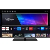 JVC Téléviseur QLED 40 pouces Smart TV VIDAA LT-40VQF555D Téléviseur Full HD HDR TV Triple Tuner