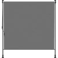 vidaXL Store d'extérieur , gris clair, 120 x 270 cm