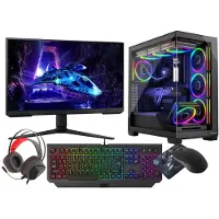 VIST PC Gaming Ryzen 7 8700F - RAM 32Go - RTX 5060Ti - SSD 1To M.2 - WIFI - LCD 24 - W11