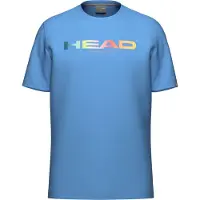 Head Racket Rainbow Short Sleeve T-shirt Bleu 3XL Homme