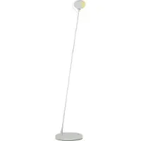 Brilliant Lampadaire Colton Blanc max. 28W E14 sans ampoule orientable avec interrupteur à pied