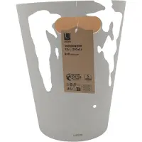 Umbra Woodrow Papierkorb Weiss/Natur