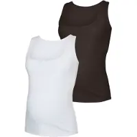 Vero moda Maternity Haut 'Million' marron / blanc
