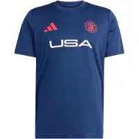 Adidas T-Shirt fonctionnel 'FIFA Fussball-Weltmeisterschaft 26 USA' bleu foncé / rouge clair