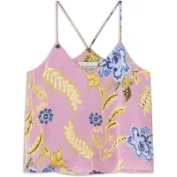 Lola Casademunt Haut 'Caraco' bleu / jaune / rose