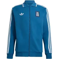 Adidas Veste de survêtement 'Griechenland Anthem' bleu / bleu foncé / blanc