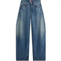 Tommy Hilfiger Jean 'Twisted Seam Mid Rise Barrel' bleu foncé