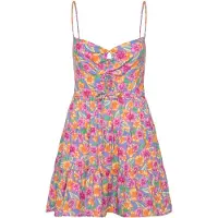 Rip Curl Malibu Cove Mini Sleeveless Short Dress Bleu XL Femme