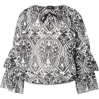 Monari Chemisier noir / blanc