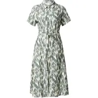 About You Robe-chemise 'Larina' kaki / blanc naturel