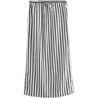 Next Jupe écru / bleu marine