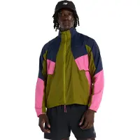New Balance Veste de sport marine / vert / rose