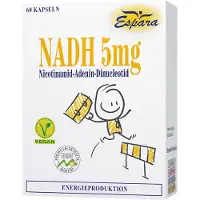 Espara GmbH Espara NADH 5 mg avec 5 mg de co-enzyme 1 gélules, 60 gélules