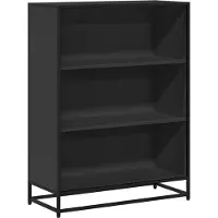 vidaXL Bibliothèque noir 80,5x35x107,5 cm bois d'ingénierie