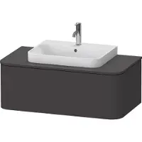 Duravit Happy D.2 Plus Meuble sous-vasque sur console suspendu, 1000x550 mm, 1 tiroir, pour vasques à poser, HP4941080800010