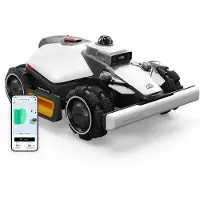 Mammotion Robot tondeuse LUBA Mini 2 AWD 1500, sans fil, jusqu’à 1500 m², coupe bordures, DropMow, cartographie, Module 4G, APP