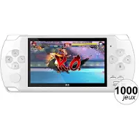, Console d'émulation portable 4.3 pouces avec lecteur audio/vidéo, Blanc