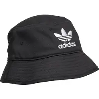 Adidas Originals Chapeaux 'Trefoil' noir / blanc