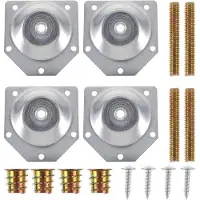 OEM Kit de montage pour pieds de table avec dispositifs de réglage en hauteur à 14 degrés, vis M8 incluses pour ensembles de sièges