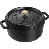 Staub Cocotte Ronde 26cm - Noir