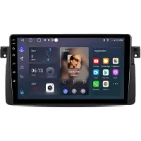 AWESAFE Radio Android 64 Go pour BMW Série 3 E46 1998-2006 Carplay Navigation Commandes au volant Bluetooth RDS WIFI DSP GPS DAB+