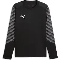 Puma Hommes, T-shirt de sport, teamLIGA26 GK Jersey LS (XXL), Blanc, Gris, Noir