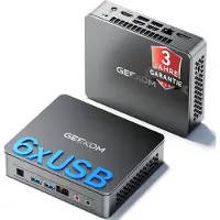 GEEKOM Mini-PC silencieux Air12 Lite avec processeur Intel N95, 8 Go de RAM, SSD de 256 Go, mini-ordinateur de bureau multimédia professionnel équipé de Windows 11, prêt à l'emploi |