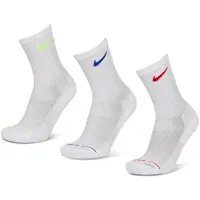 Nike Chaussettes de sport 'ED ELVD' bleu roi / citron / rouge / blanc