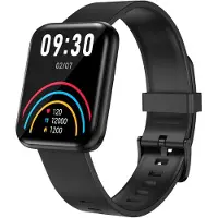 Lenovo Smartwatch E1 MAX avec mesure de la température, de l'oxygène dans le sang, de la pression sanguine et application Sport adaptée à Android et iOS