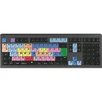 Logickeyboard LKB-MCOM4-A2M-FR Clavier USB AZERTY Français Noir (LKB-MCOM4-A2M-FR)