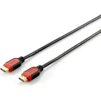 Equip HDMI (Typ A) — HDMI (Typ A) (2 m), Câble vidéo, Noir
