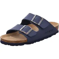 Rohde Chaussures de plage pour femmes, modèle sandale, semelle intérieure bleue, style décontracté