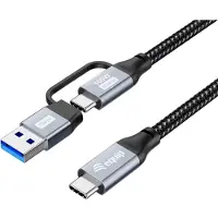 Equip 128433 Usb-a To Usb-c Cable Argenté